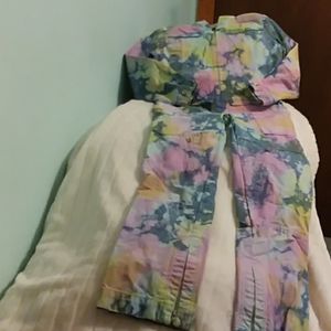 Brand new tie dye denim jumpsuit